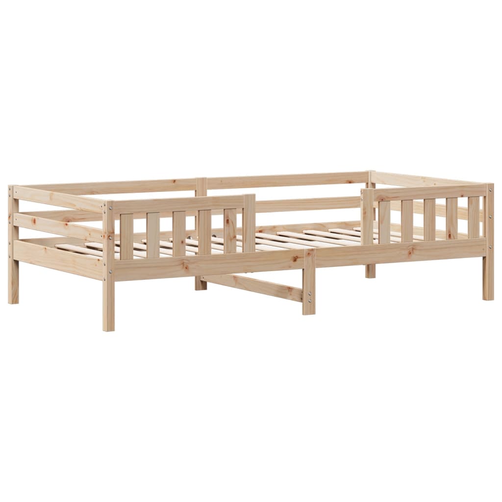 Bedframe zonder matras massief grenenhout 90x200 cm