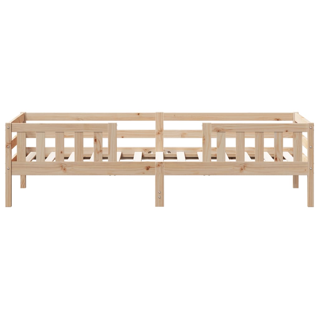 Bedframe zonder matras massief grenenhout 90x200 cm