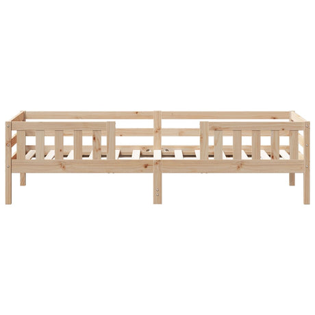 Bedframe zonder matras massief grenenhout 90x200 cm