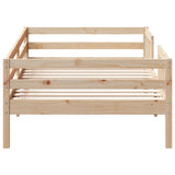 Bedframe zonder matras massief grenenhout 90x200 cm