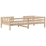 Bedframe zonder matras massief grenenhout 90x200 cm