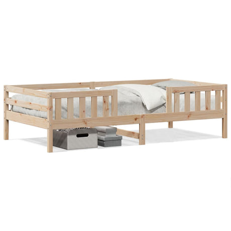 Bedframe zonder matras massief grenenhout 75x190 cm