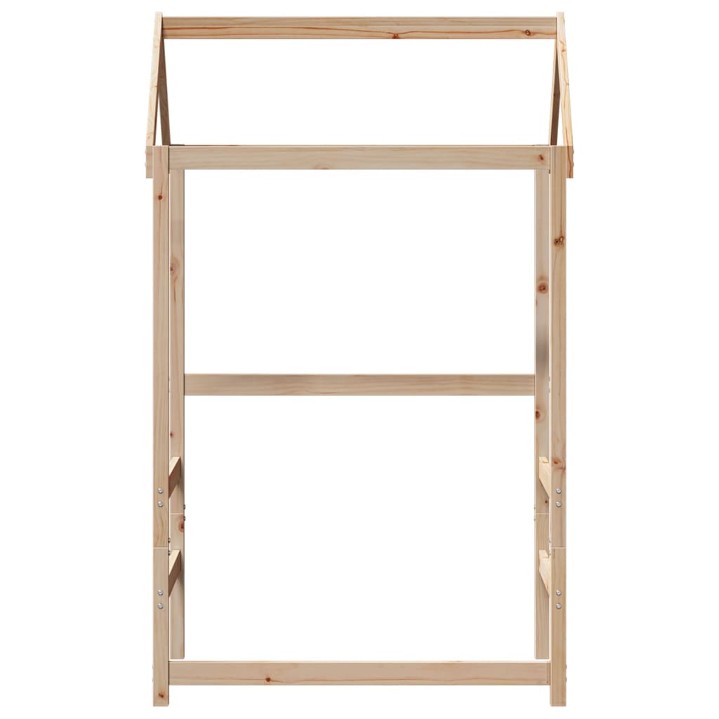 Kinderbedhuisje 118x70x176,5 cm massief grenenhout