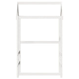 Kinderbedhuisje 118x70x176,5 cm massief grenenhout wit