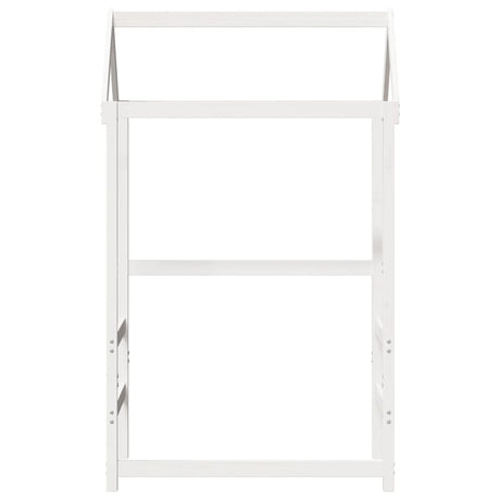 Kinderbedhuisje 118x70x176,5 cm massief grenenhout wit
