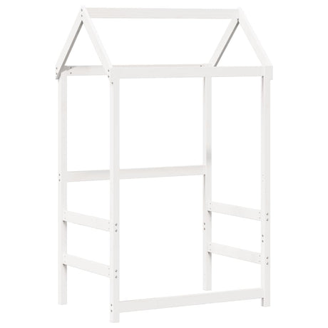 Kinderbedhuisje 108x70x176,5 cm massief grenenhout wit