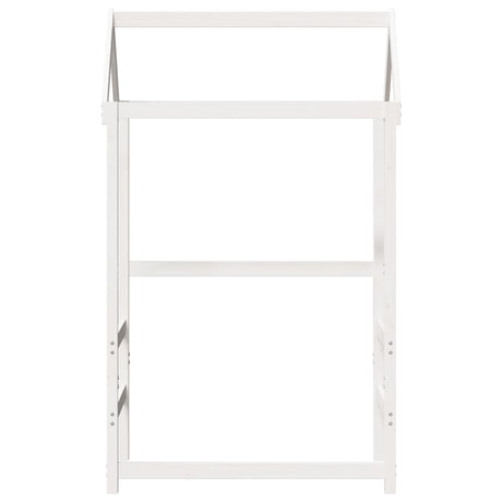 Kinderbedhuisje 108x70x176,5 cm massief grenenhout wit
