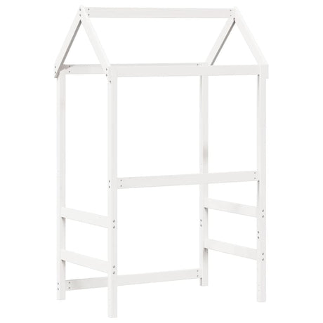 Kinderbedhuisje 108x70x176,5 cm massief grenenhout wit