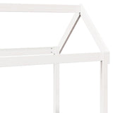 Kinderbedhuisje 108x70x176,5 cm massief grenenhout wit