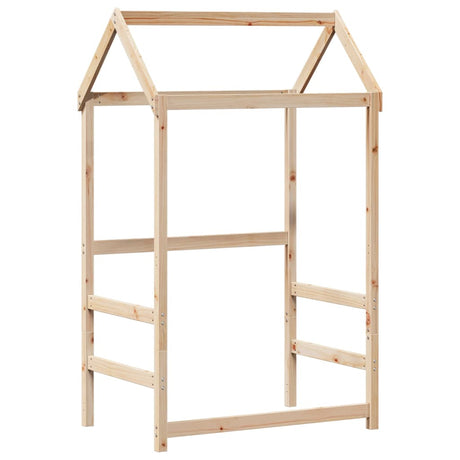 Kinderbedhuisje 98x70x176,5 cm massief grenenhout