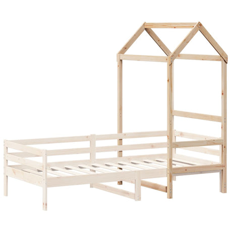 Kinderbedhuisje 98x70x176,5 cm massief grenenhout