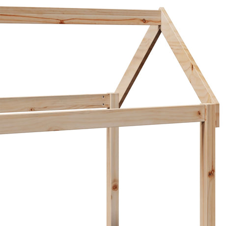 Kinderbedhuisje 98x70x176,5 cm massief grenenhout