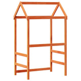 Kinderbedhuisje 98x70x176,5 cm massief grenenhout wasbruin