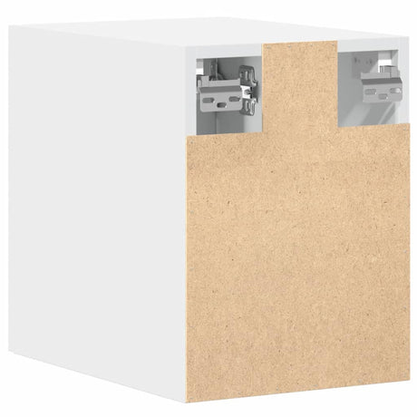 Wandkast 30x42,5x40 cm bewerkt hout wit - AllerleiShop