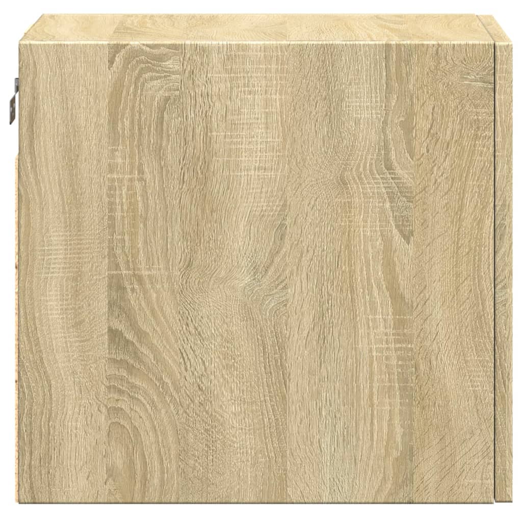 Wandkast 30x42,5x40 cm bewerkt hout sonoma eikenkleurig - AllerleiShop