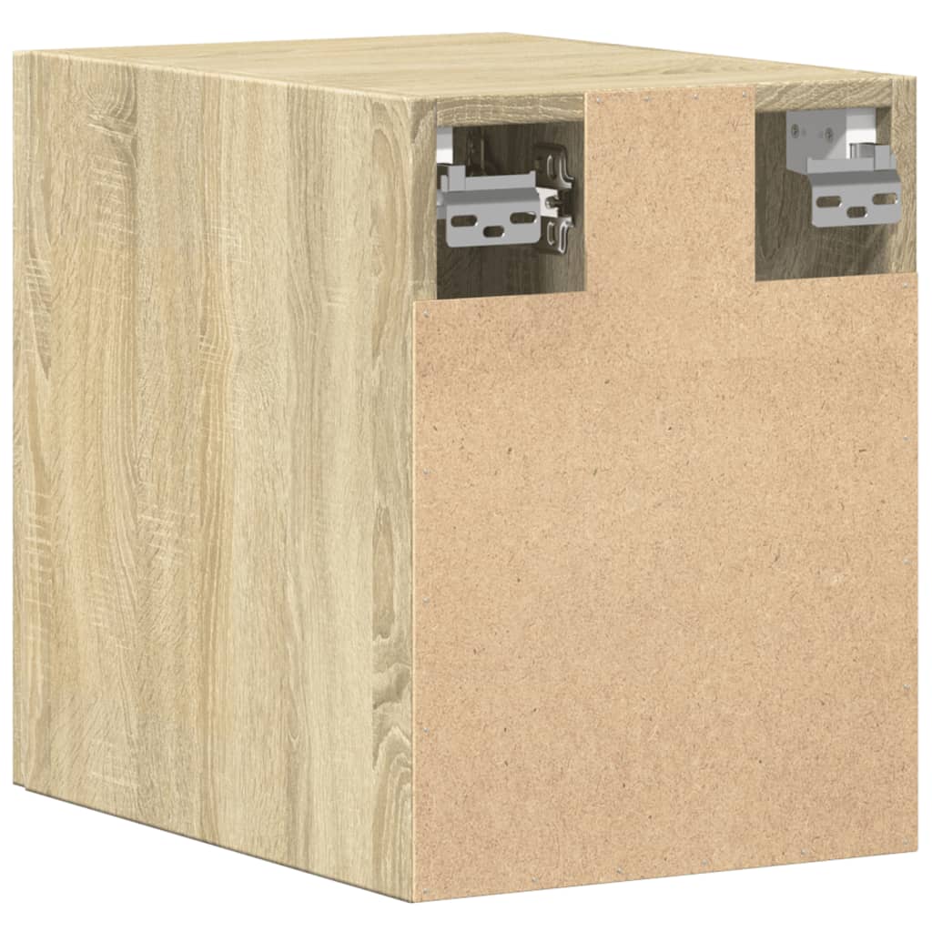 Wandkast 30x42,5x40 cm bewerkt hout sonoma eikenkleurig - AllerleiShop