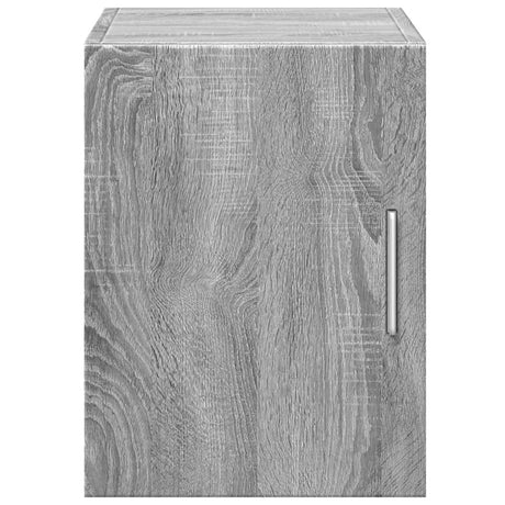 Wandkast 30x42,5x40 cm bewerkt hout grijs sonoma eikenkleurig - AllerleiShop