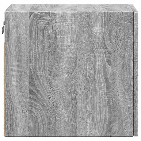 Wandkast 30x42,5x40 cm bewerkt hout grijs sonoma eikenkleurig - AllerleiShop