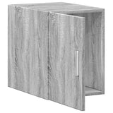 Wandkast 30x42,5x40 cm bewerkt hout grijs sonoma eikenkleurig - AllerleiShop