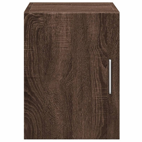 Wandkast 30x42,5x40 cm bewerkt hout bruin eikenkleur - AllerleiShop