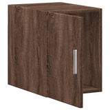 Wandkast 30x42,5x40 cm bewerkt hout bruin eikenkleur - AllerleiShop