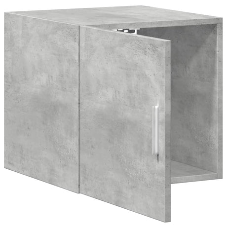 Wandkast 40x42,5x40 cm bewerkt hout betongrijs - AllerleiShop