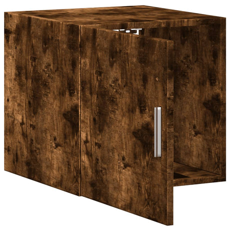 Wandkast 40x42,5x40 cm bewerkt hout gerookt eikenkleurig - AllerleiShop