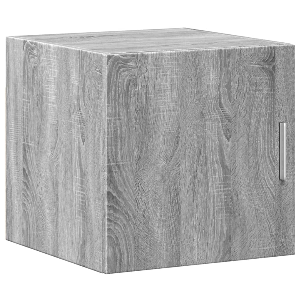 Wandkast 40x42,5x40 cm bewerkt hout grijs sonoma - AllerleiShop