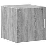 Wandkast 40x42,5x40 cm bewerkt hout grijs sonoma - AllerleiShop