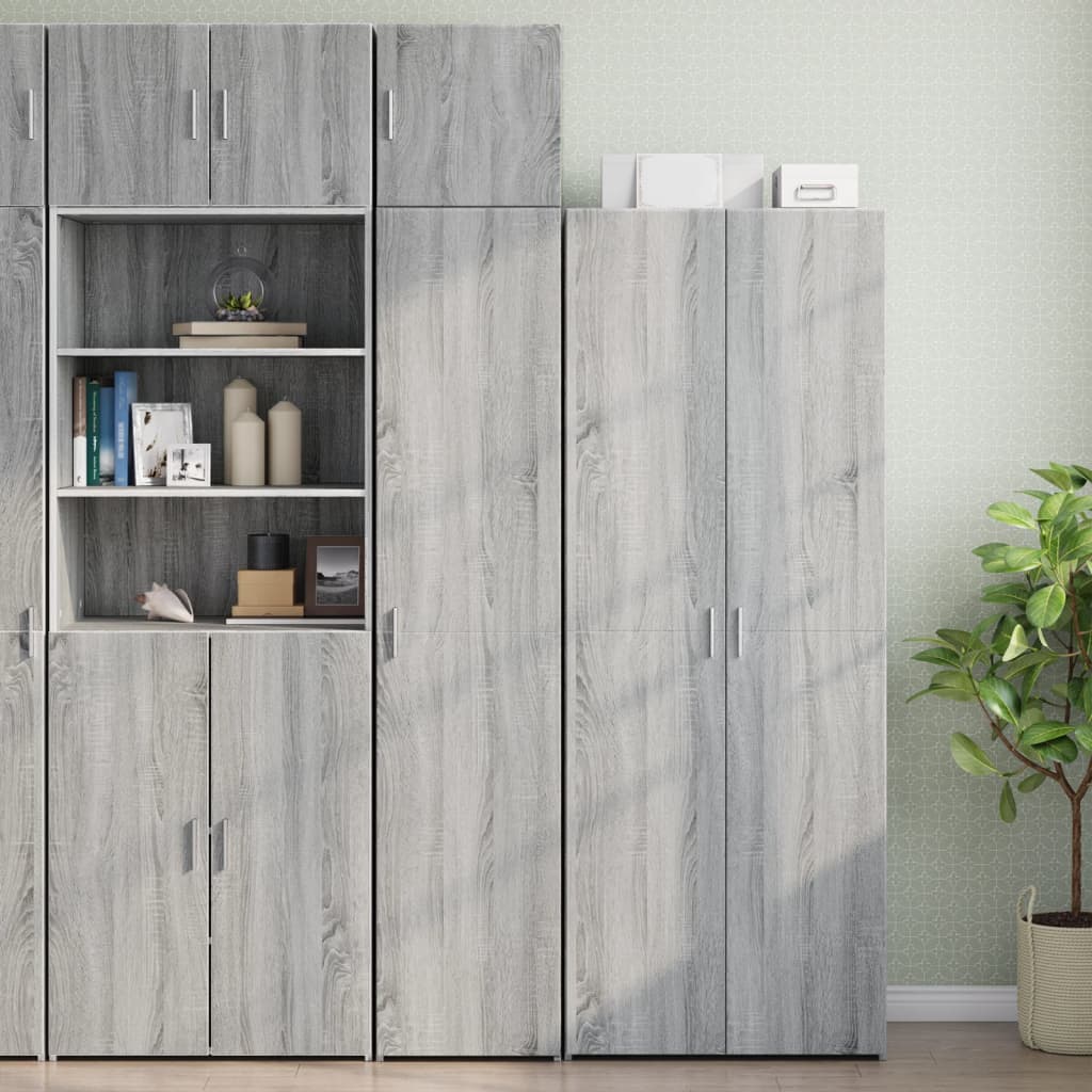 Wandkast 40x42,5x40 cm bewerkt hout grijs sonoma - AllerleiShop