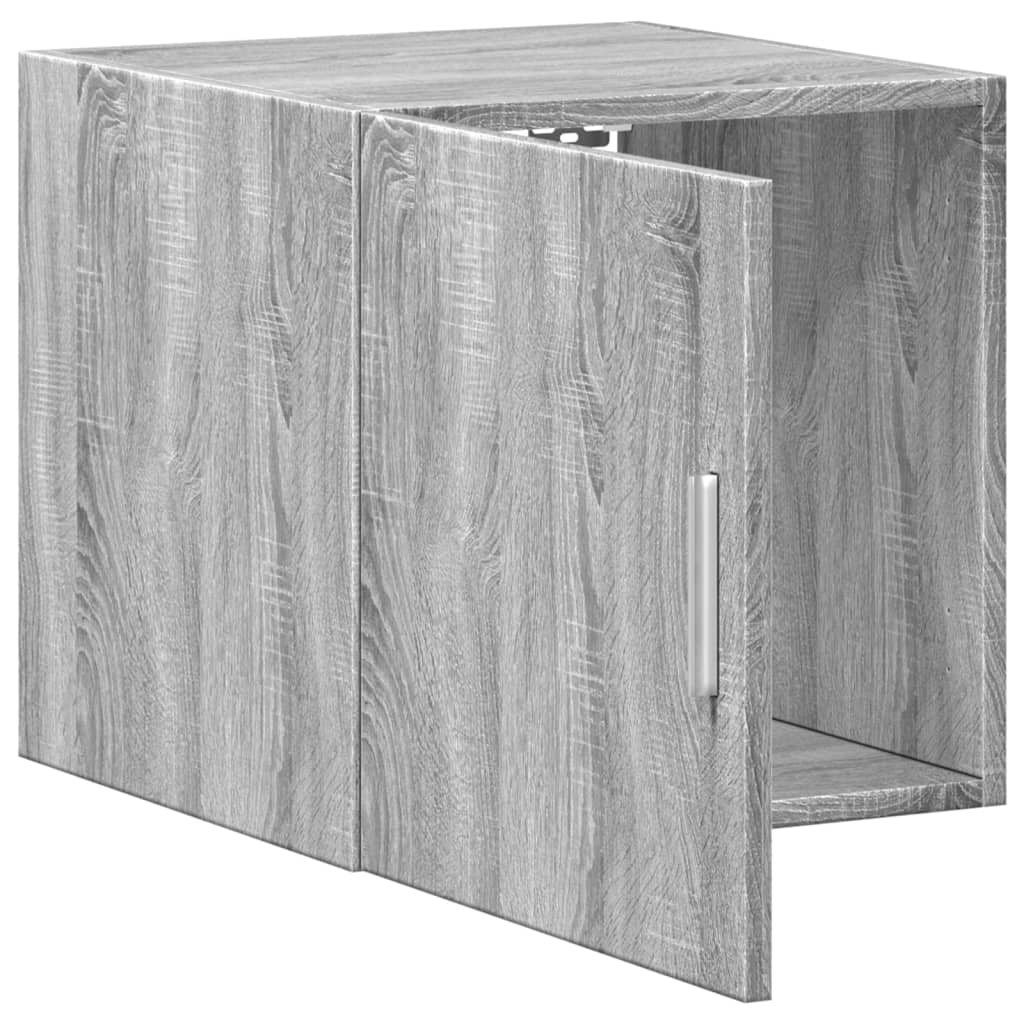 Wandkast 40x42,5x40 cm bewerkt hout grijs sonoma - AllerleiShop