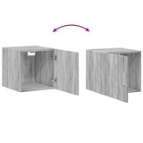 Wandkast 40x42,5x40 cm bewerkt hout grijs sonoma - AllerleiShop