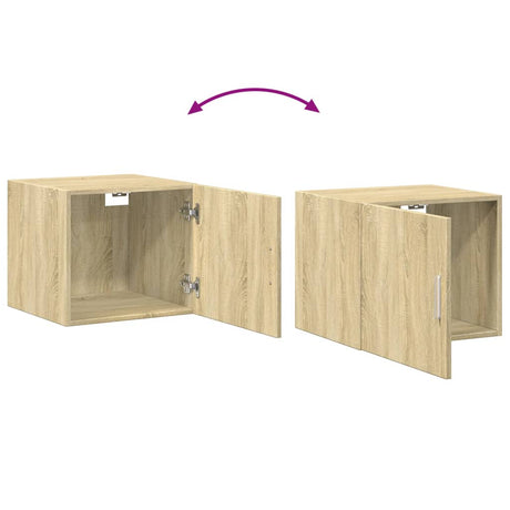 Wandkast 45x42,5x40 cm bewerkt hout sonoma eikenkleurig - AllerleiShop