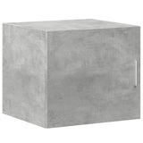 Wandkast 45x42,5x40 cm bewerkt hout betongrijs - AllerleiShop