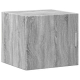 Wandkast 45x42,5x40 cm bewerkt hout grijs sonoma eikenkleurig - AllerleiShop