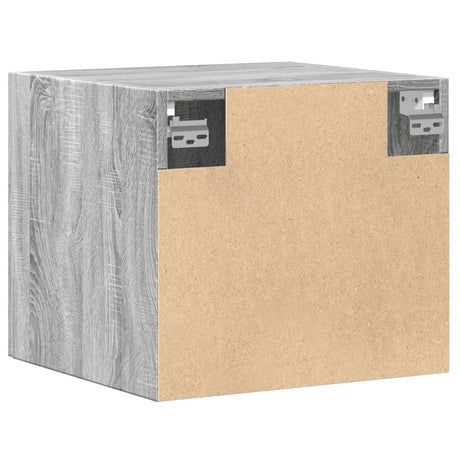 Wandkast 45x42,5x40 cm bewerkt hout grijs sonoma eikenkleurig - AllerleiShop