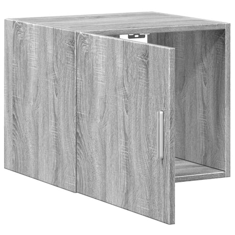 Wandkast 45x42,5x40 cm bewerkt hout grijs sonoma eikenkleurig - AllerleiShop