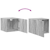 Wandkast 45x42,5x40 cm bewerkt hout grijs sonoma eikenkleurig - AllerleiShop