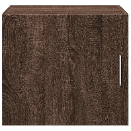 Wandkast 45x42,5x40 cm bewerkt hout bruin eikenkleurig - AllerleiShop