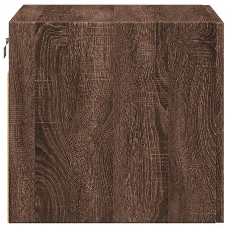 Wandkast 45x42,5x40 cm bewerkt hout bruin eikenkleurig - AllerleiShop