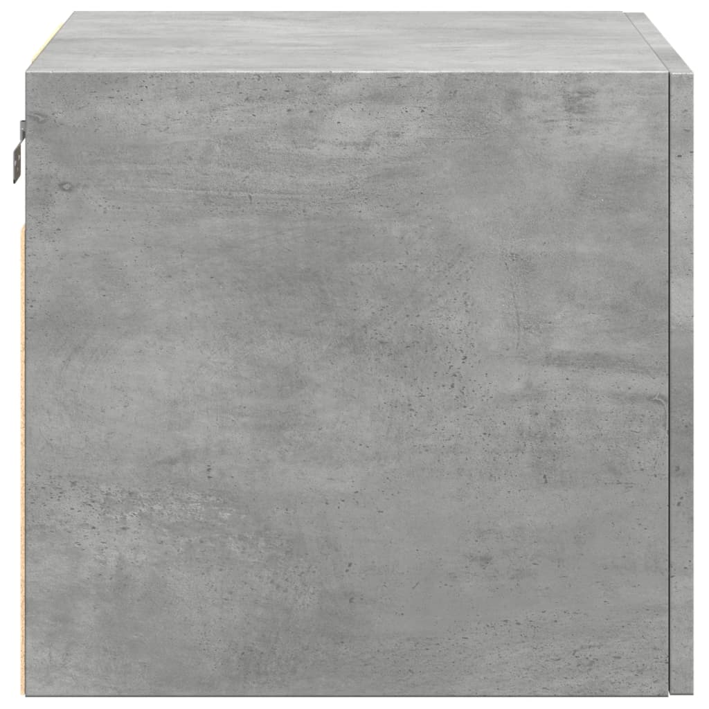 Wandkast 50x42,5x40 cm bewerkt hout betongrijs - AllerleiShop