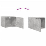 Wandkast 50x42,5x40 cm bewerkt hout betongrijs - AllerleiShop