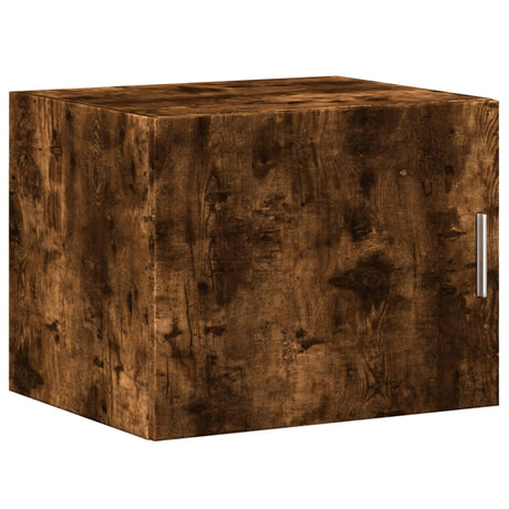 Wandkast 50x42,5x40 cm bewerkt hout gerookt eikenkleurig - AllerleiShop