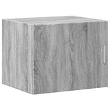 Wandkast 50x42,5x40 cm bewerkt hout grijs sonoma - AllerleiShop