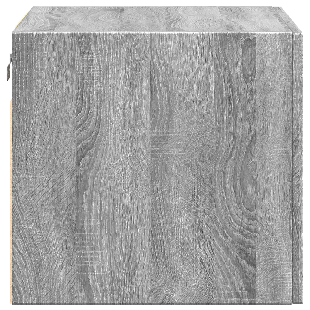 Wandkast 50x42,5x40 cm bewerkt hout grijs sonoma - AllerleiShop