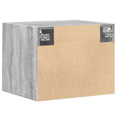 Wandkast 50x42,5x40 cm bewerkt hout grijs sonoma - AllerleiShop