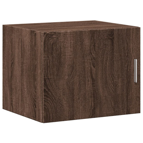 Wandkast 50x42,5x40 cm bewerkt hout bruin eikenkleur - AllerleiShop