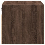 Wandkast 50x42,5x40 cm bewerkt hout bruin eikenkleur - AllerleiShop