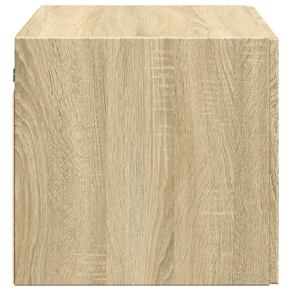 Wandkast 70x42,5x40 cm bewerkt hout sonoma eikenkleurig - AllerleiShop