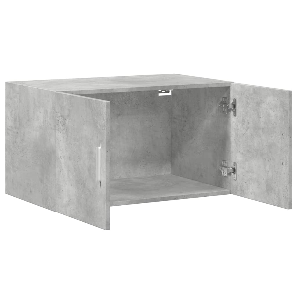 Wandkast 70x42,5x40 cm bewerkt hout betongrijs - AllerleiShop